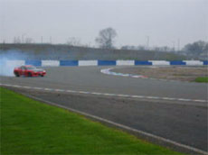 Drift practice at Silverstone