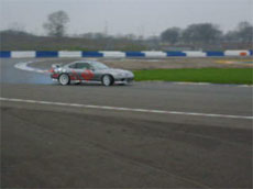 Drift practice at Silverstone